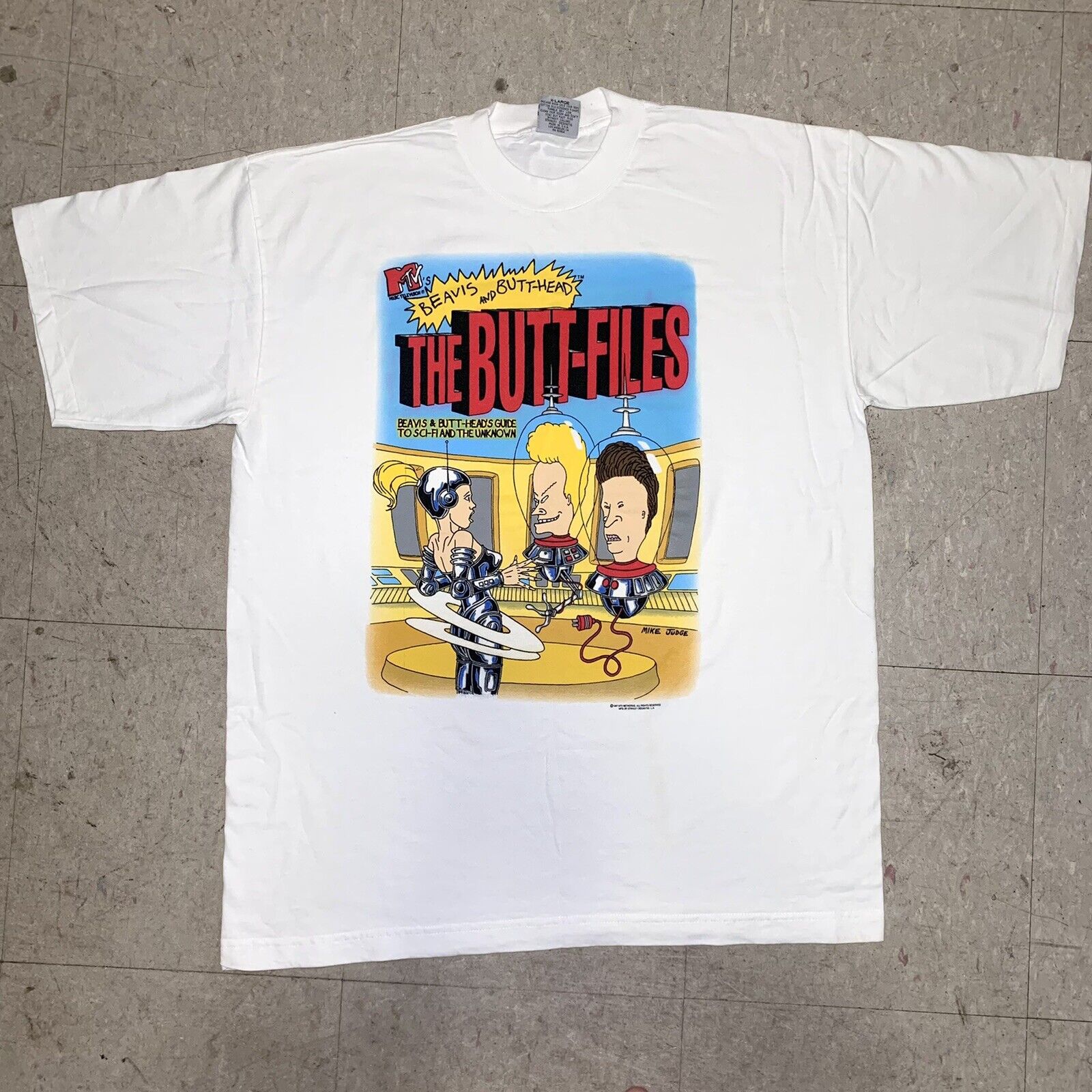 Vintage 90s Beavis and Butthead The Butt Files Tshirt XL