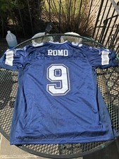 VTG Stitched Tony Romo Dallas Cowboys Onfield Reebok shirt Jersey NFL Vintage 48