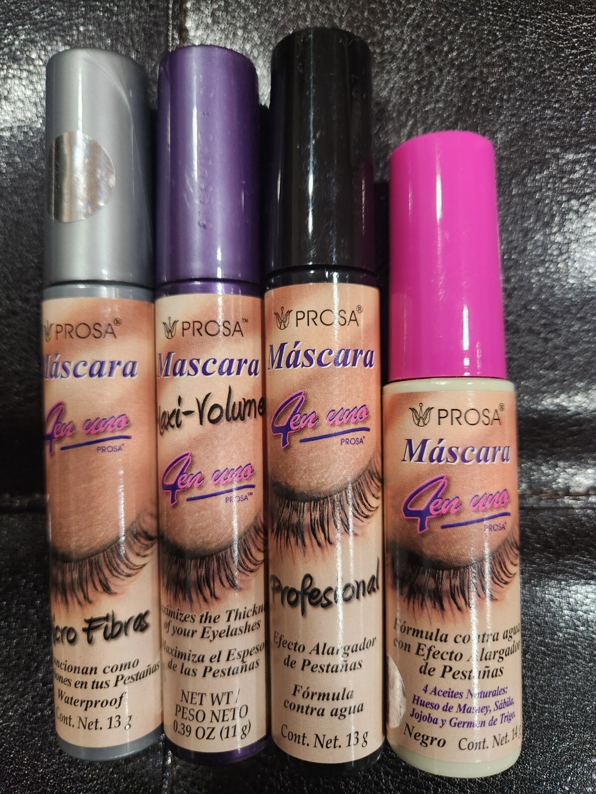 4 PROSA WATERPROOF 4 IN 1 MAXI VOLUME, PROFESSIONAL, MICRO FIBER & EXTEND VOLUME