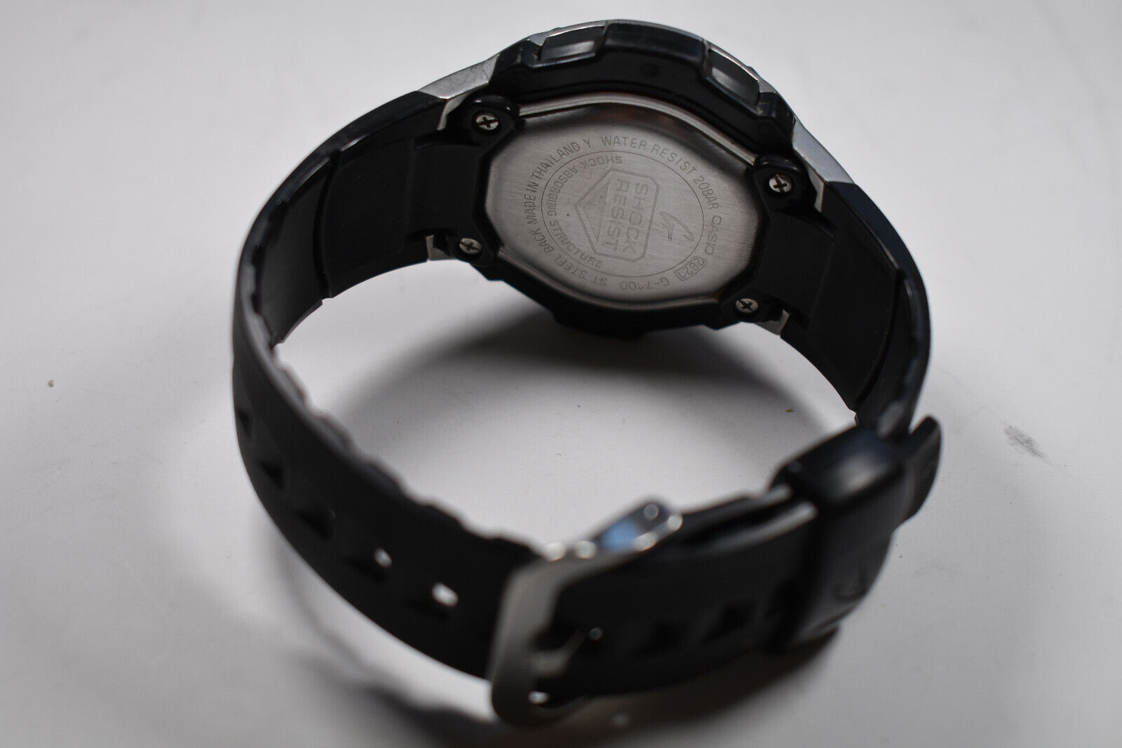 RARE! Casio G-Shock G-7100 Men's Watch Silver NEW BATTERY!