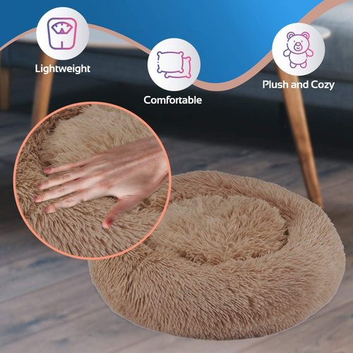 Calming Dog Bed for Large Medium and Small Pets-Cats and Dogs Anxiety Relief and - Picture 3 of 12