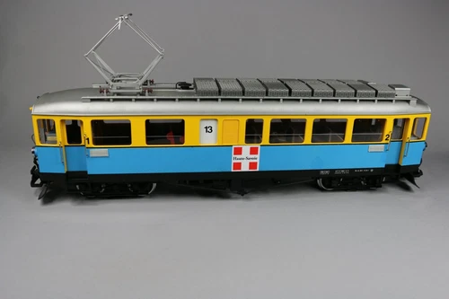 ZE020 LGB Train G 21392 RhB Museum ABe 4/4 Railcar Sound Electric Railcar