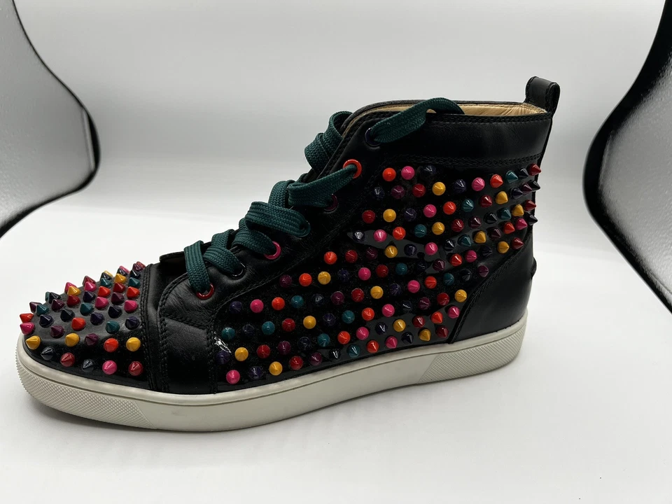 Nuevo en caja Zapatilla Christian Louboutin Multicolor Patente Picos 42.5 Agotada Foto 3 de 4