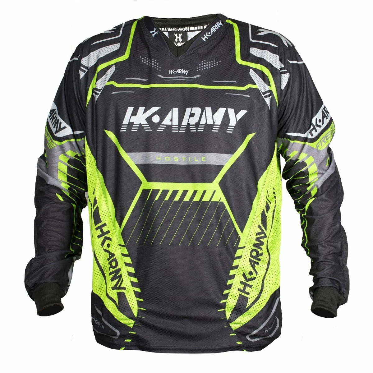 Maillot De Paintball HK Army HSTL - Vert Fluo Taille XXL - Neuf Sous Emballage
