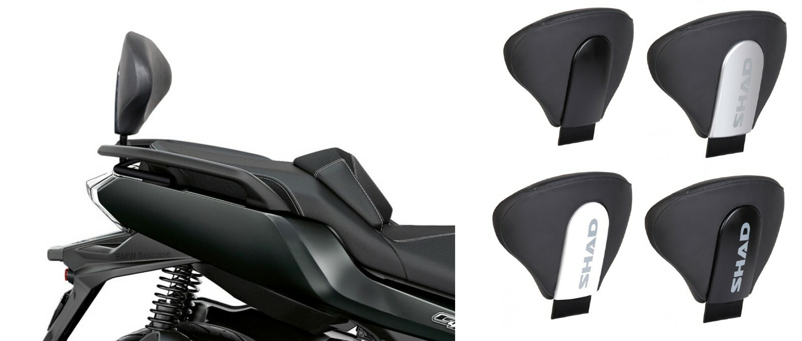 Dosseret passager SHAD scooter BMW C 400 GT 2019 2020 2021 support dos de selle