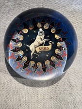 Crystal Paperweight By Punch Studio Made In France Aries Ram Horoscope