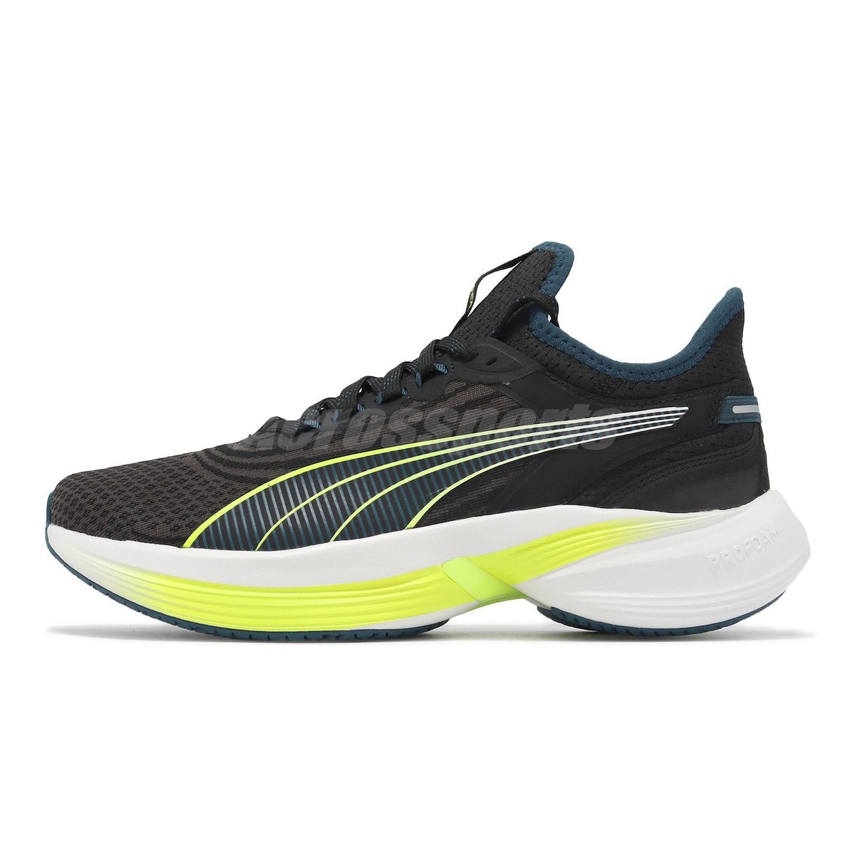 Puma Conduct Pro Black Ocean Tropic Gray Volt Men Road Running