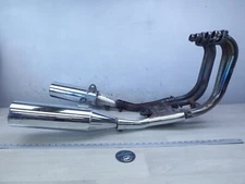 1986 Yamaha YX600 Radian Y231) chrome exhaust headers mufflers pipes assembly