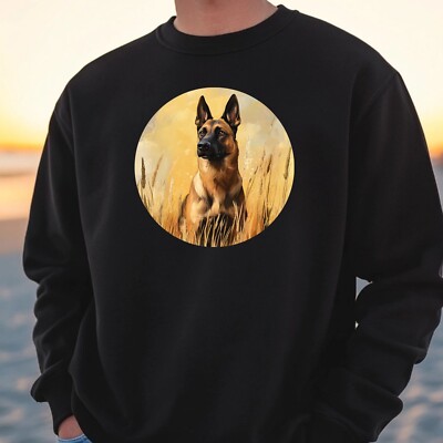 Malinois Dog Portrait Sweatshirt Cosy And Perfect For Any Occasion S to 4XL