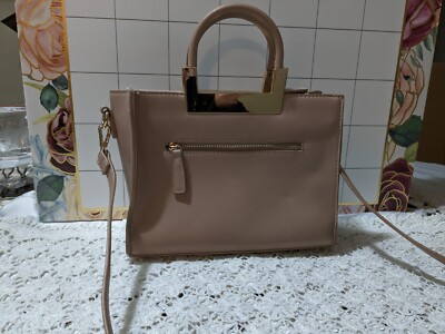 Labor Day Sale Miztique Blush/Light Brown Vegan Handbag