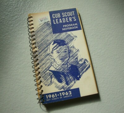 Vintage 61-62 LAAC Cub Scout Leader's Program Notebook BSA Complete