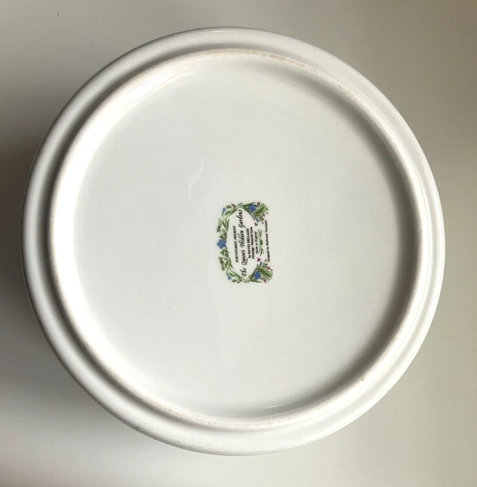 Portmeirion Queen’s Hidden Garden ~ *" Cazuela para hornear ~ Excelente Foto 3 de 4