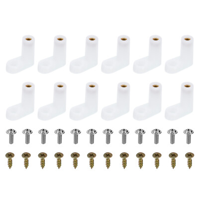 20mm L Type PCB Spacer Kit, 24Pack PCB Insulated Board Standoffs with Screws