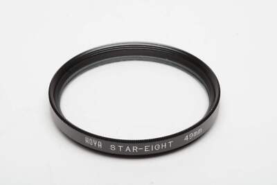 Hoya 49mm Star 8 8-Point special effects filter, Very clean