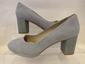 clarks grey court shoes