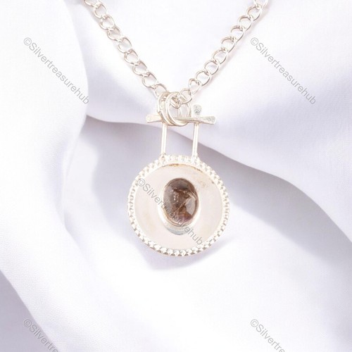 Ametrine Gemstone Sterling Silver Handcrafted Birthday Daughter Pendant Jewelry