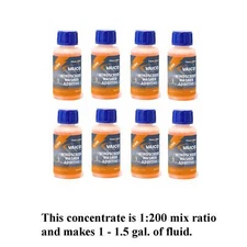 8 X 25ml Windshield Washer Cleaner Fluid Additive Concentrate 1:200  = 6 Liter