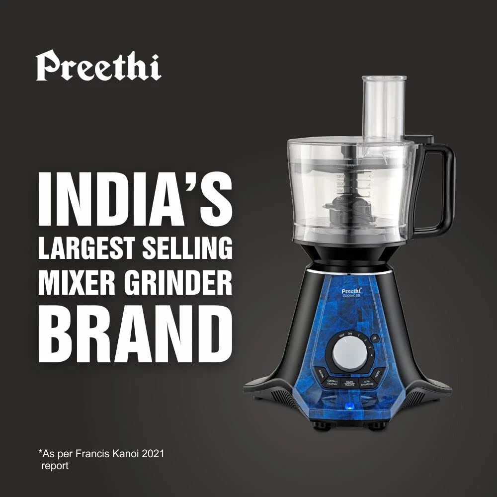 Preethi Eco Twin Stainless Steel Jar - 1.5 Liters 1.5L