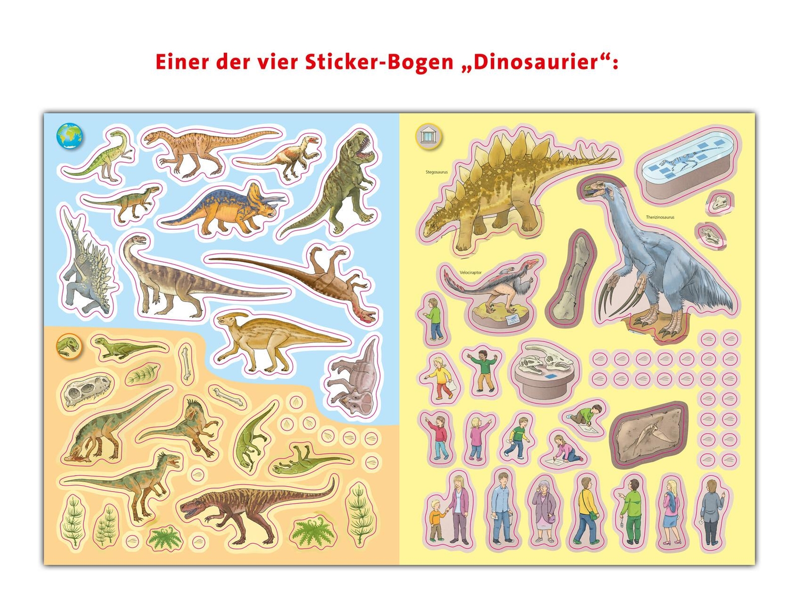 Thumbnail - Stefan Richter Dinosaurier Stickerheft