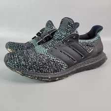 Adidas Ultraboost 4.0 Men's 8 Black True Green Running Shoes 