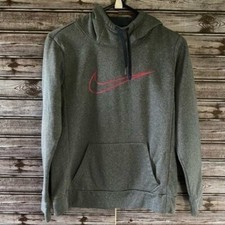 Nike Women's Dri-Fit Long-Sleeved Hooded Sweatshirt Size XS "Just Do It"