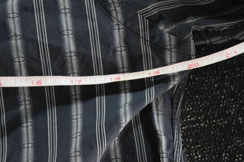 Kenzo Homme Men Dress Shirt 16 Neck Black Beige Stripe Blue Floral Contrast Cuff - Picture 11 of 11
