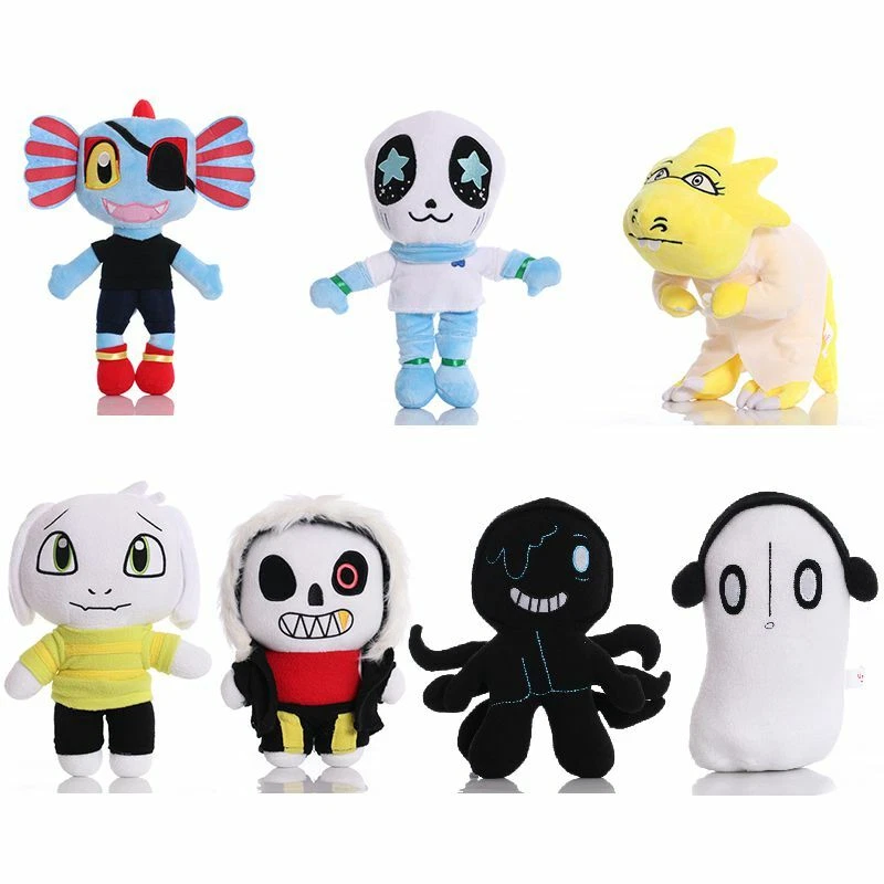 Undertale Sans Papyrus Frisk Chara Temmie Plush Stuffed Toy Kids Gifts Cute Doll - Image 3 of 4