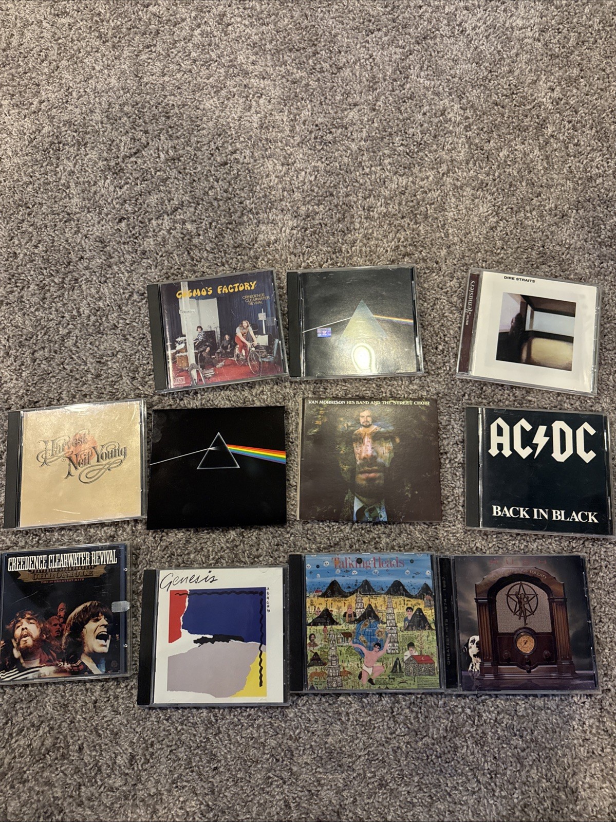 Classic Rock CD Lot bundle- Neil Young, Rush, Pink Floyd, CCR  and Dire Straits