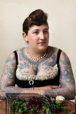 Vintage, Tattoo Art photography 11 x 14" Photo Print
