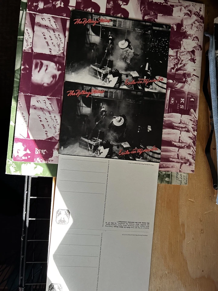 The Rolling Stones – Exile On Main St. (1972 PR Pressing) Unipak w/ POSTCARDS! - Image 4 of 4