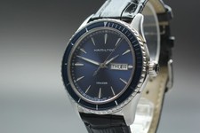  Exc 5 Hamilton Jazzmaster H375510 Quartz 41mm Blue Dial Day/Date Men's Watch