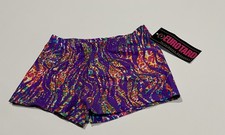 Eurotard Style 47535 Purple Booty Shorts Dance Womens Teen Size Medium NWT