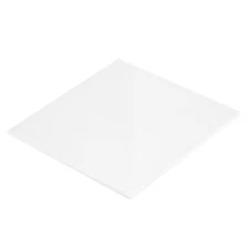 ABS Plastic Sheet 8 Inch x 8 Inch x 0.16 Inch ABS Styrene Sheets White