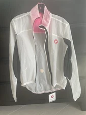 White Castelli Cycling Jacket Size Small