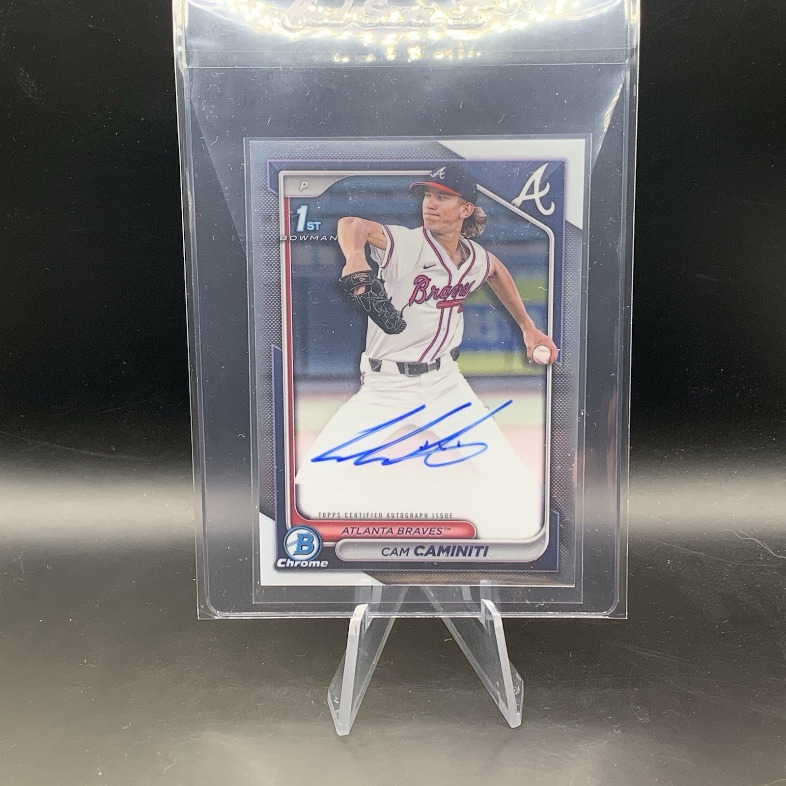 2024 Bowman Draft Cam Caminiti Chrome Auto 1st #CPA-CC Atlanta Braves