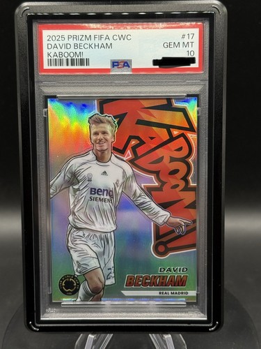 David Beckham #17 2025 Panini Prizm FIFA Club World Cup Kaboom card