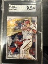 2023 Topps Fs-1 Mike Trout SGC 9.5! Cracked Case