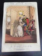 THE ADIEU VALSE COLOUR LITHOGRAPH by R J Hammerton Front Cover only