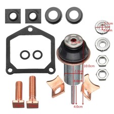 STARTER SOLENOID REPAIR REBUILD KIT PLUNGER/CONTACTS FAST SHIPMENT For Toyota