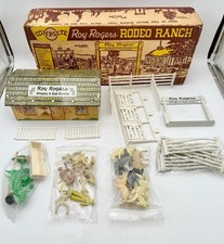 Vintage Marx Roy Rogers Rodeo Ranch Play Set with Original Box and EXTRAS