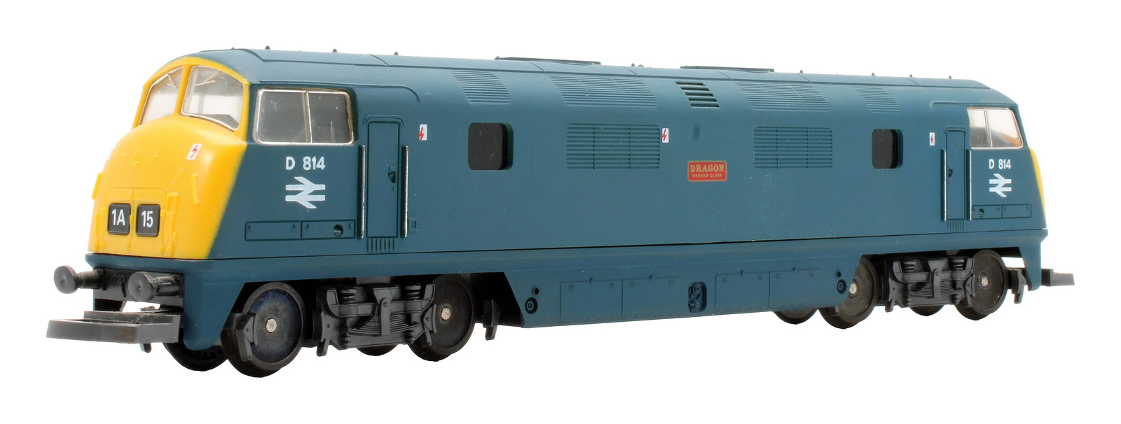 LIMA 'OO GAUGE' 205127 BR BLUE WARSHIP CLASS 42  D814 'DRAGON' DIESEL LOCOMOTIVE