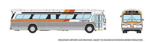 Autobús Rapido Trains HO SEMTA Detriot##1560 RAP753133 | Zustand: New