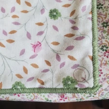 Vtg Dorma Duvet Cover CottonBlend Made in England Charming 2-Sided Florals Snaps