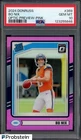 2024 Donruss Optic Preview Pink Prizm #369 Bo Nix Broncos RC Rookie PSA 10
