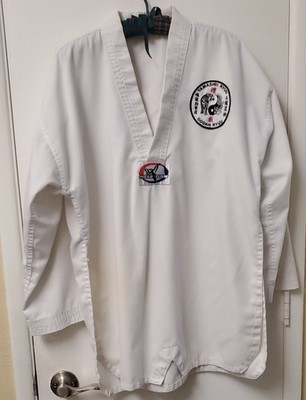 TIGER CLAW  Four Dragons Lake Havasu White UNIFORM TOP GI Shirt Sz 4
