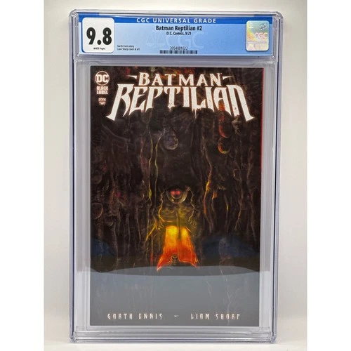 BATMAN Reptilian 2 Liam Sharp Cover High-Grade 9.8 CGC. Garth Ennis. Gotham City