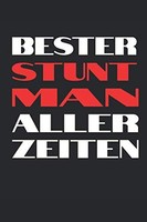Notizbuch Kariert 6X9 - 120 Seiten, Stuntman, Schreibheft, Notizen