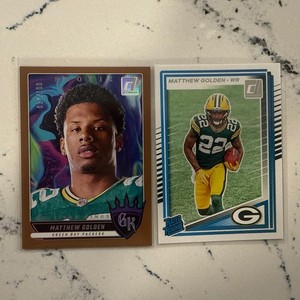 2025 Donruss Football Matthew Golden Gridiron Kings /100 Rookie RC + Base RC