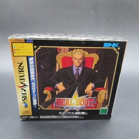 Real Bout Fatal Fury Sega Saturn with 1MB RAM Cartridge Japanese Version