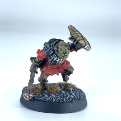Mordor Orc Warrior LOTR - Warhammer / Lord of the Rings Metal GW X21789